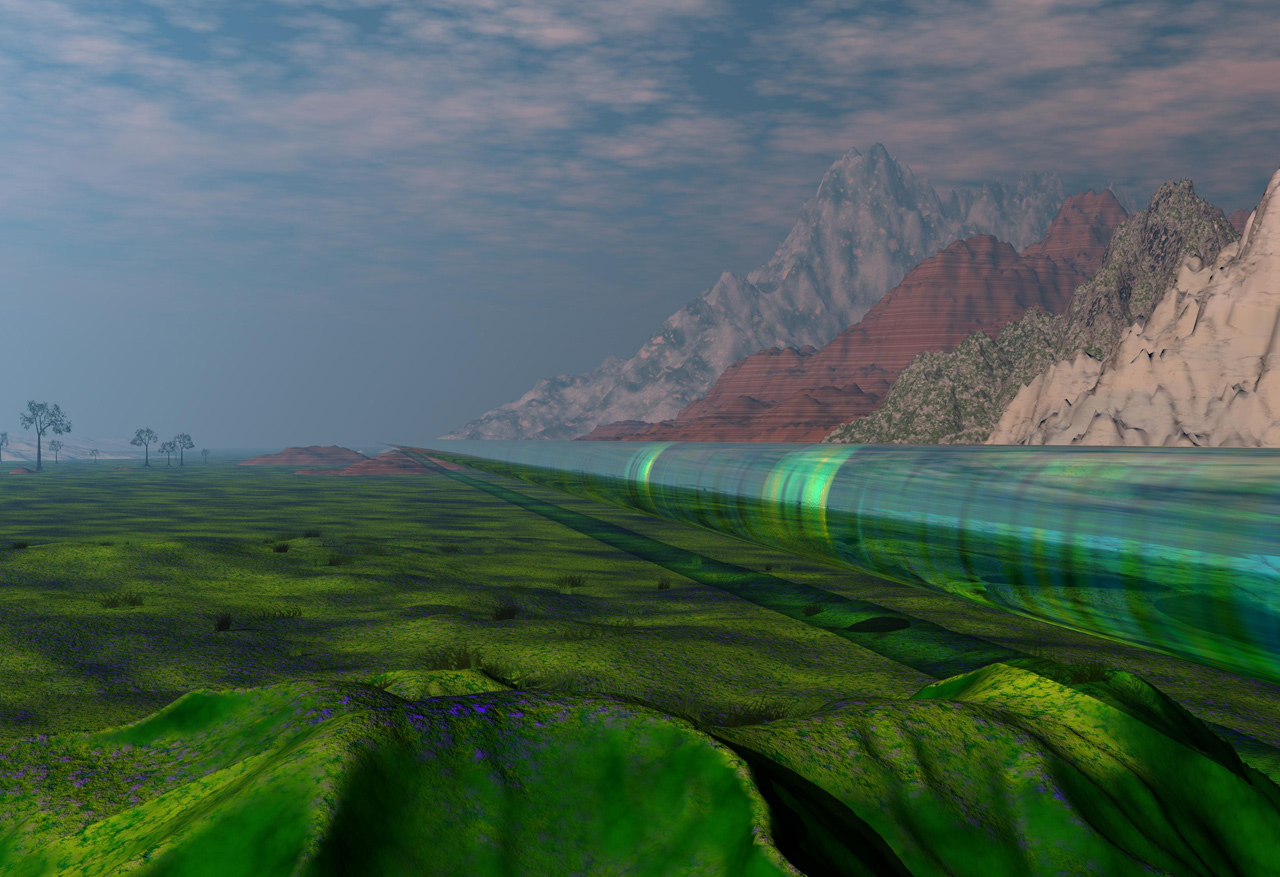 Fading into the distance