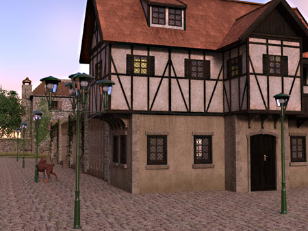 Street lights 05 at daytime