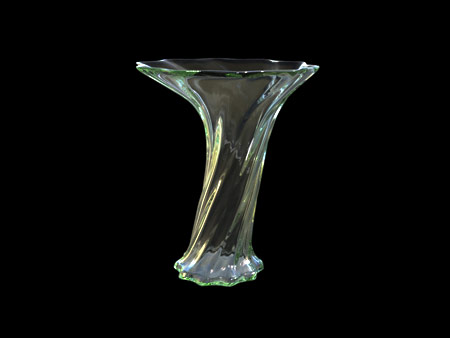 Glass vase